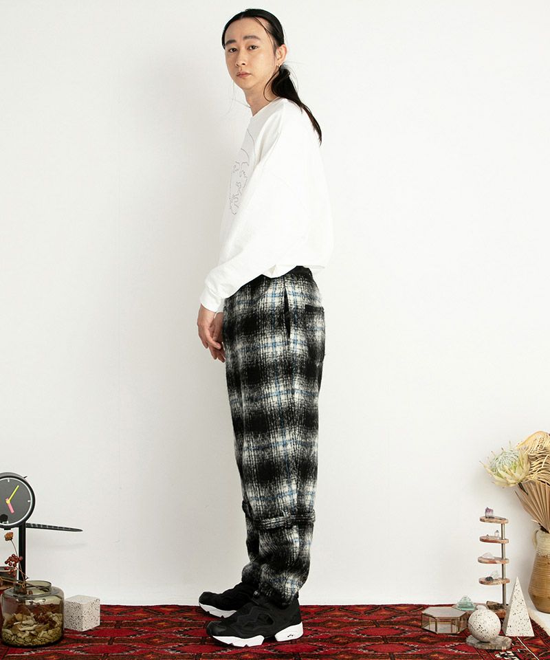 50%OFF【STOF(ストフ)】Wool Shaggy Bontage Pants ボンテージパンツ