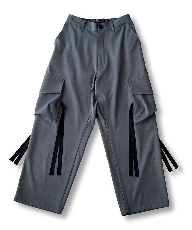 50%OFF【NO ID.(ノーアイディー)】ﾜｲﾄﾞｶｰｺﾞﾄﾗｳｻﾞｰｽﾞ パンツ(854006