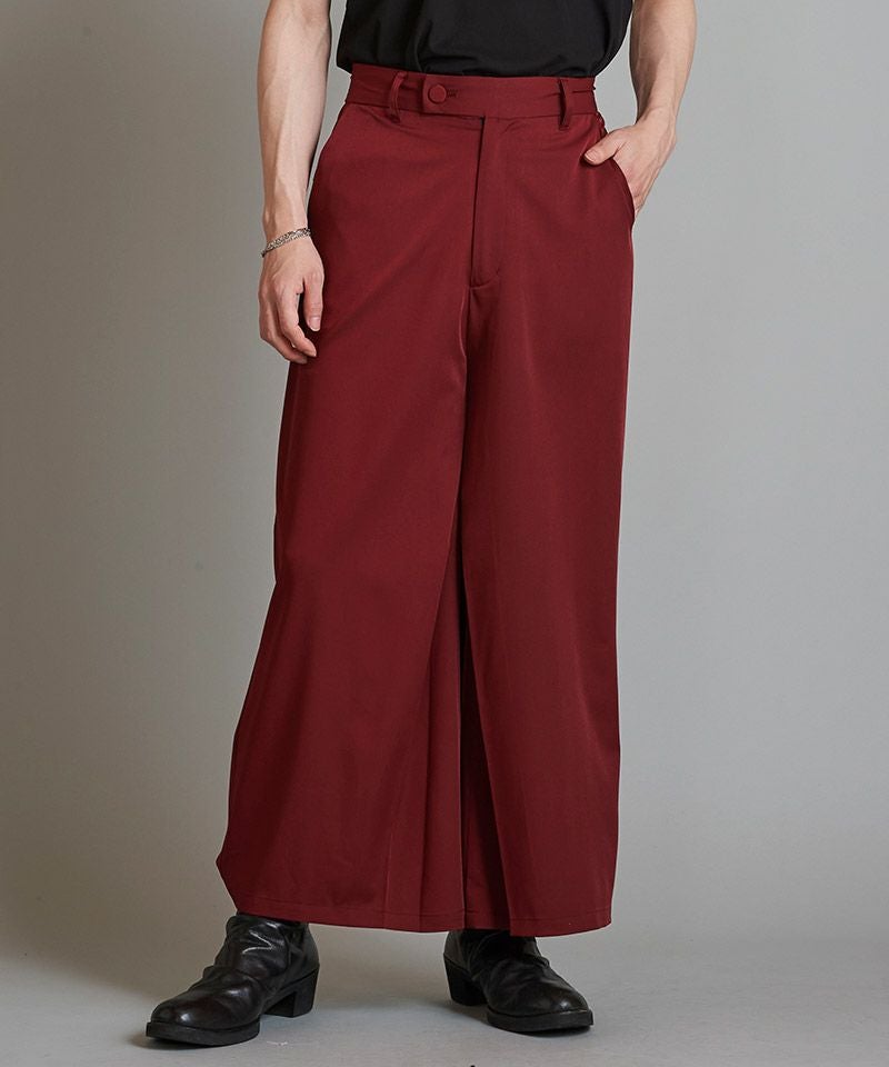 50%OFF【NO ID.(ノーアイディー)】ｲﾝﾊﾞｰﾃｯﾄﾞﾌﾟﾘｰﾂﾜｲﾄﾞﾚｯｸﾞPT パンツ