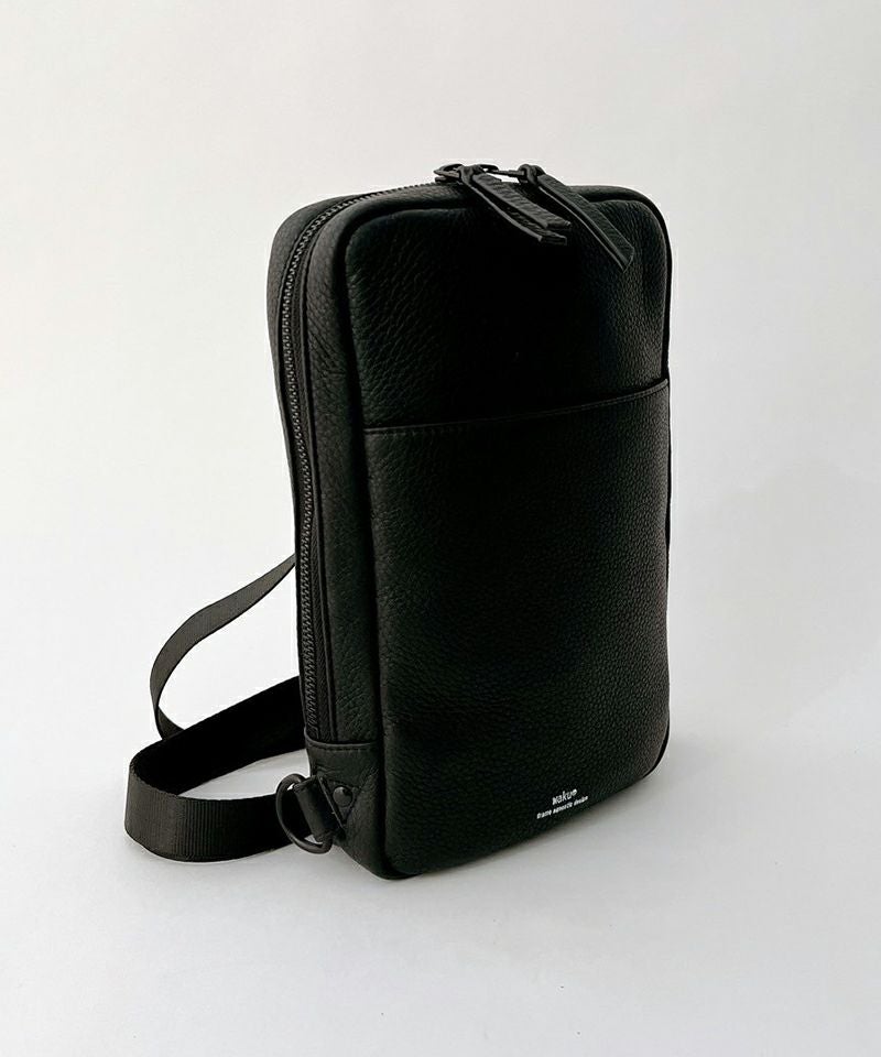 GANZO ブラック　ボディバッグ SACCHETTO4 BODY BAG USED FOR HALF YEAR #ganzo#ganzoageing