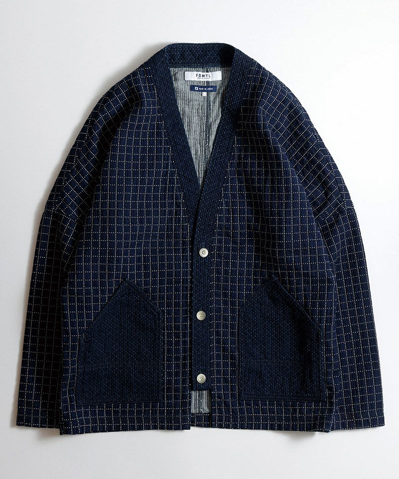50%OFF【FDMTL(ファンダメンタル)】SASHIKO CARDIGAN RINSE