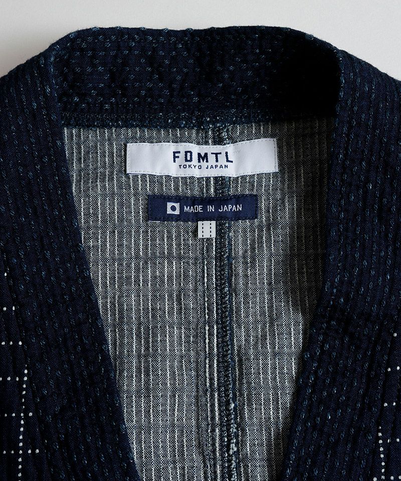50%OFF【FDMTL(ファンダメンタル)】SASHIKO CARDIGAN RINSE