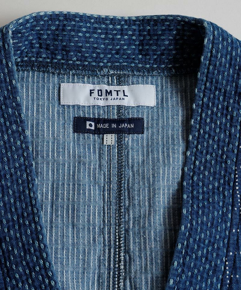50%OFF【FDMTL(ファンダメンタル)】SASHIKO CARDIGAN 3YR WASH 