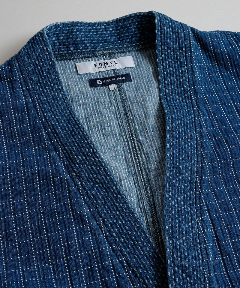 50%OFF【FDMTL(ファンダメンタル)】SASHIKO CARDIGAN 3YR WASH