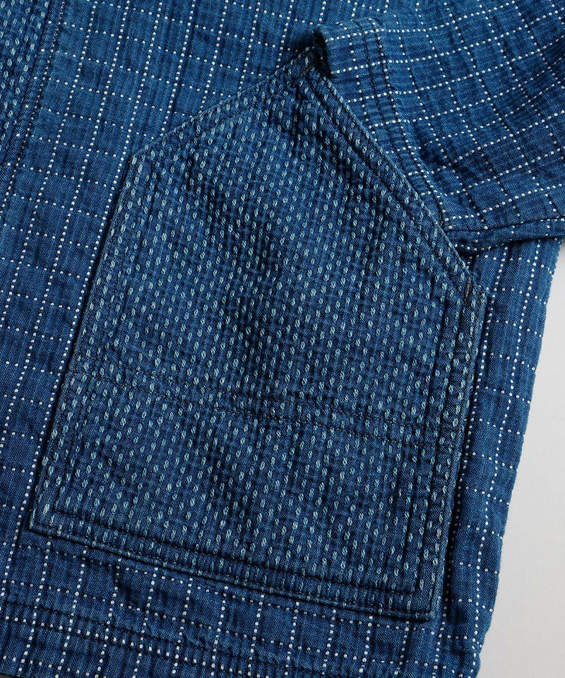 50%OFF【FDMTL(ファンダメンタル)】SASHIKO CARDIGAN 3YR WASH