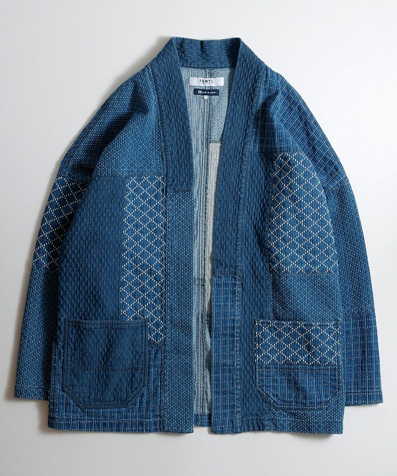 FDMTL(ファンダメンタル)】PATCHWORK HAORI JACKET 3YR WASH FDMTL(ファンダメンタル)】PATCHWORK HAORI JACKET 3YR WASH