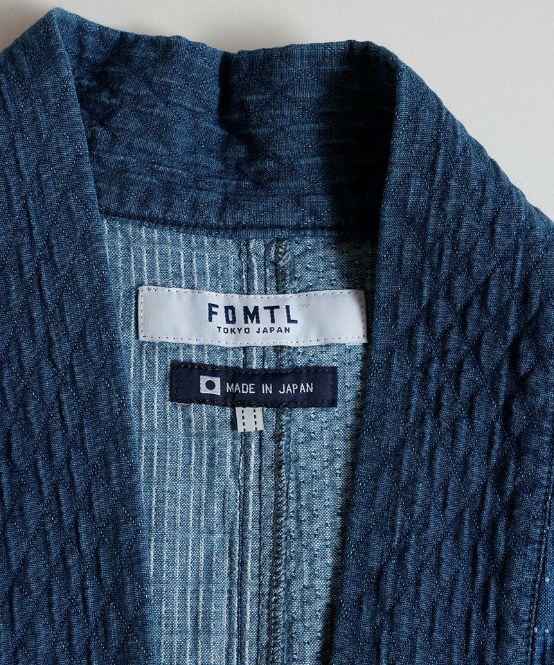 FDMTL(ファンダメンタル)】PATCHWORK HAORI JACKET 3YR WASH