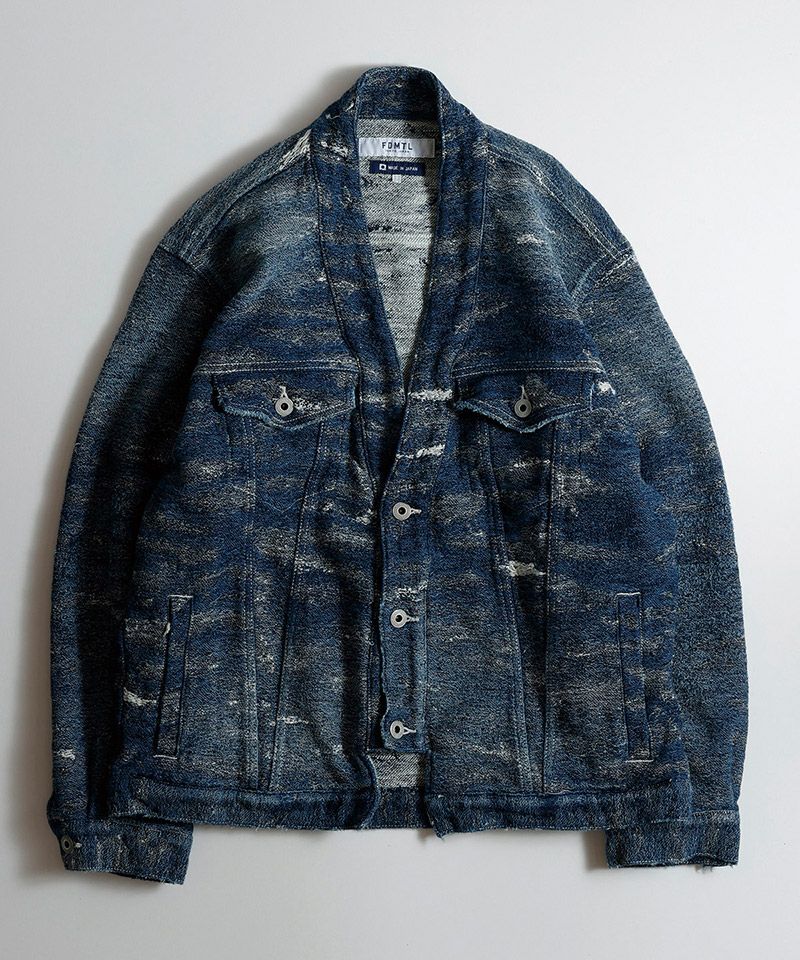 50%OFF【FDMTL(ファンダメンタル)】DENIM HAORI JACKET 5YR WASH