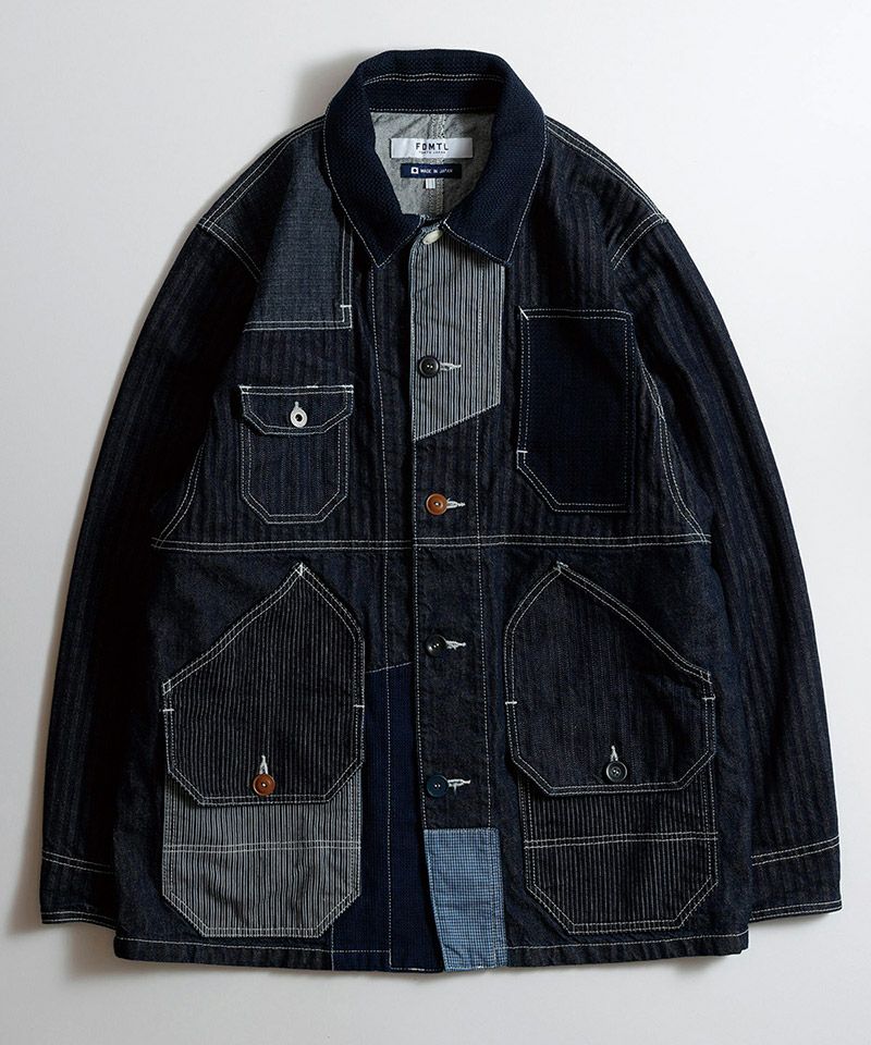 FDMTL COVERALL JACKET パッチワーク カバーオール FDMTL（ファンダメンタル） ジャケット FDMTL COVERALL JACKET 3YR