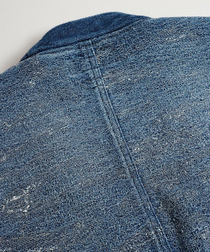 50%OFF【FDMTL(ファンダメンタル)】JACQUARD DENIM CARDIGAN 2YR WASH