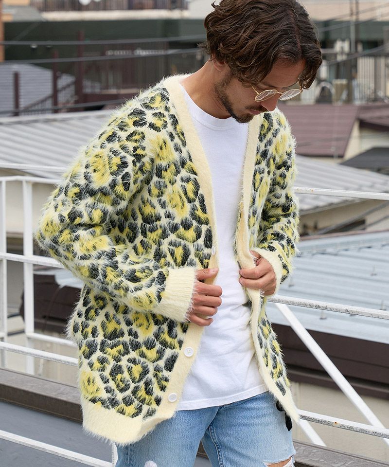 30%OFF【STUD MUFFIN(スタッドマフィン)】フェザーヤーン レオパード