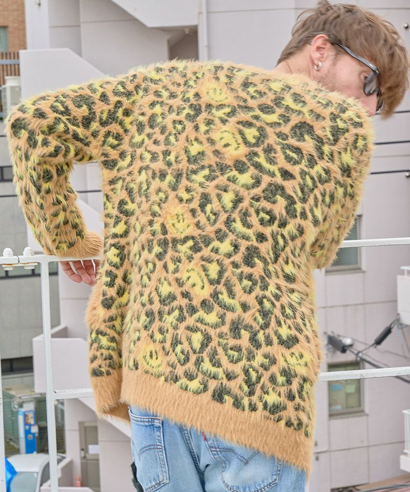 30%OFF【STUD MUFFIN(スタッドマフィン)】フェザーヤーン レオパード
