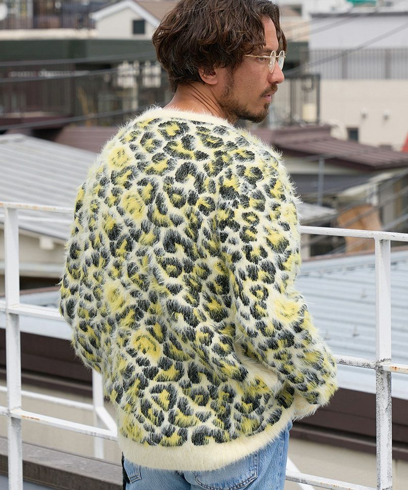 30%OFF【STUD MUFFIN(スタッドマフィン)】フェザーヤーン レオパード