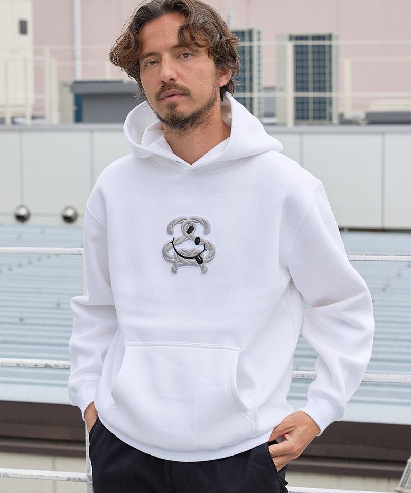30%OFF【STUD MUFFIN(スタッドマフィン)】TC裏毛起毛 ダブルSSMILE 3D