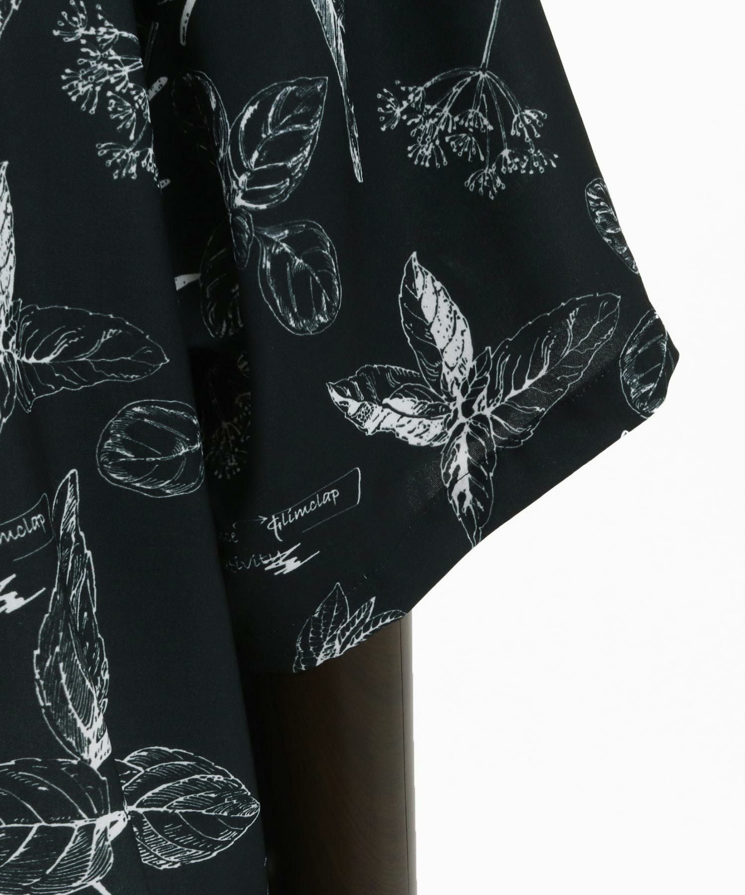 50%OFF【GLIMCLAP(グリムクラップ)】 Monotone botanical fabric short