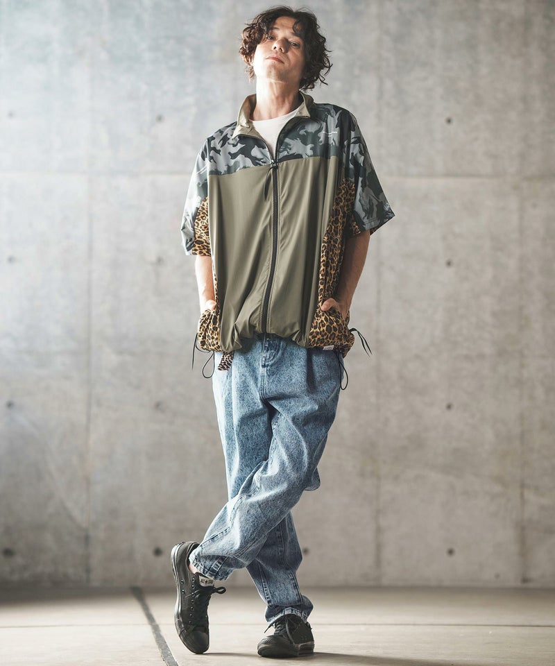 30%OFF【GLIMCLAP(グリムクラップ)】Chemical wash denim soft balloon 