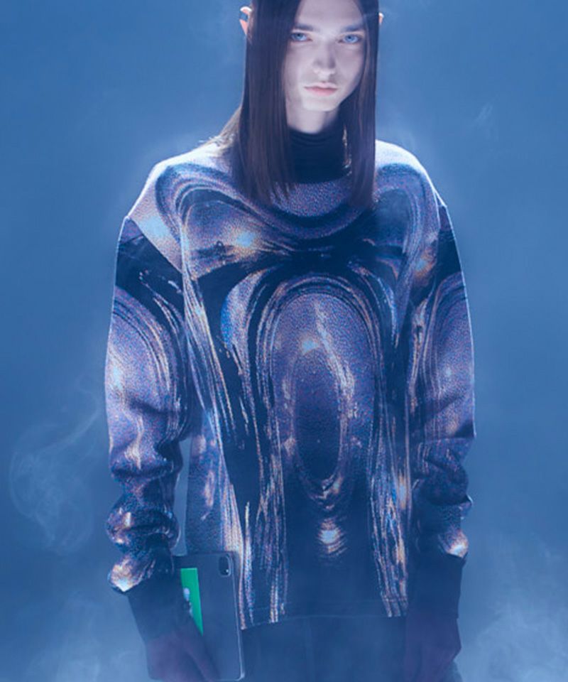30%OFF【HATRA(ハトラ)】 Orbs Knit Sweater ニットセーター(KN02-24aw