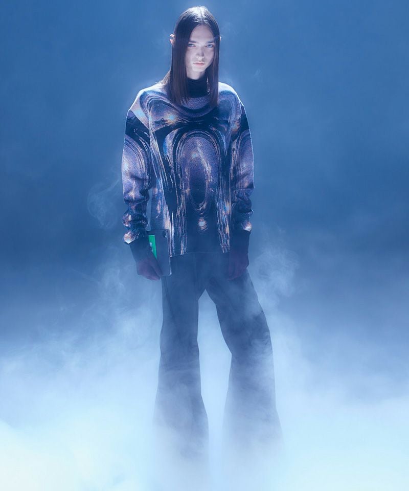 30%OFF【HATRA(ハトラ)】 Orbs Knit Sweater ニットセーター(KN02-24aw