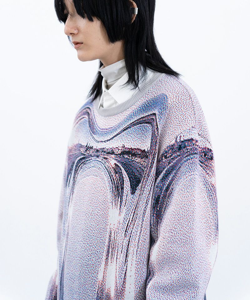 30%OFF【HATRA(ハトラ)】 Orbs Knit Sweater ニットセーター(KN02-24aw