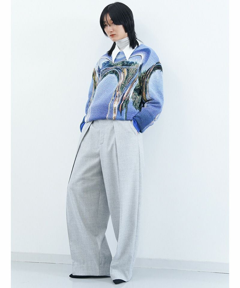 30%OFF【HATRA(ハトラ)】 Orbs Knit Sweater ニットセーター(KN02-24aw
