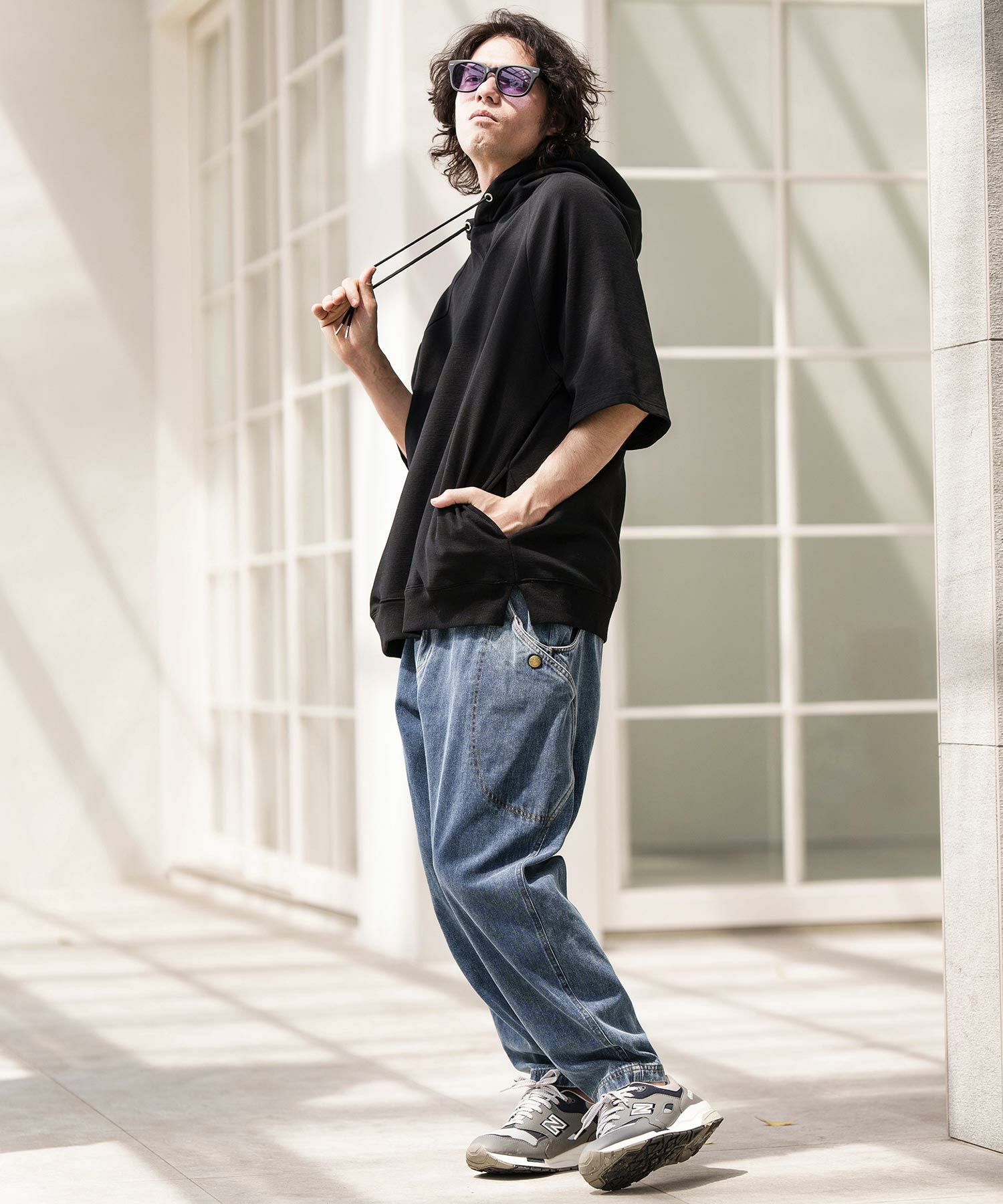 50%OFF【CAMBIO(カンビオ)】Ripple Short Sleeve Parka パーカー