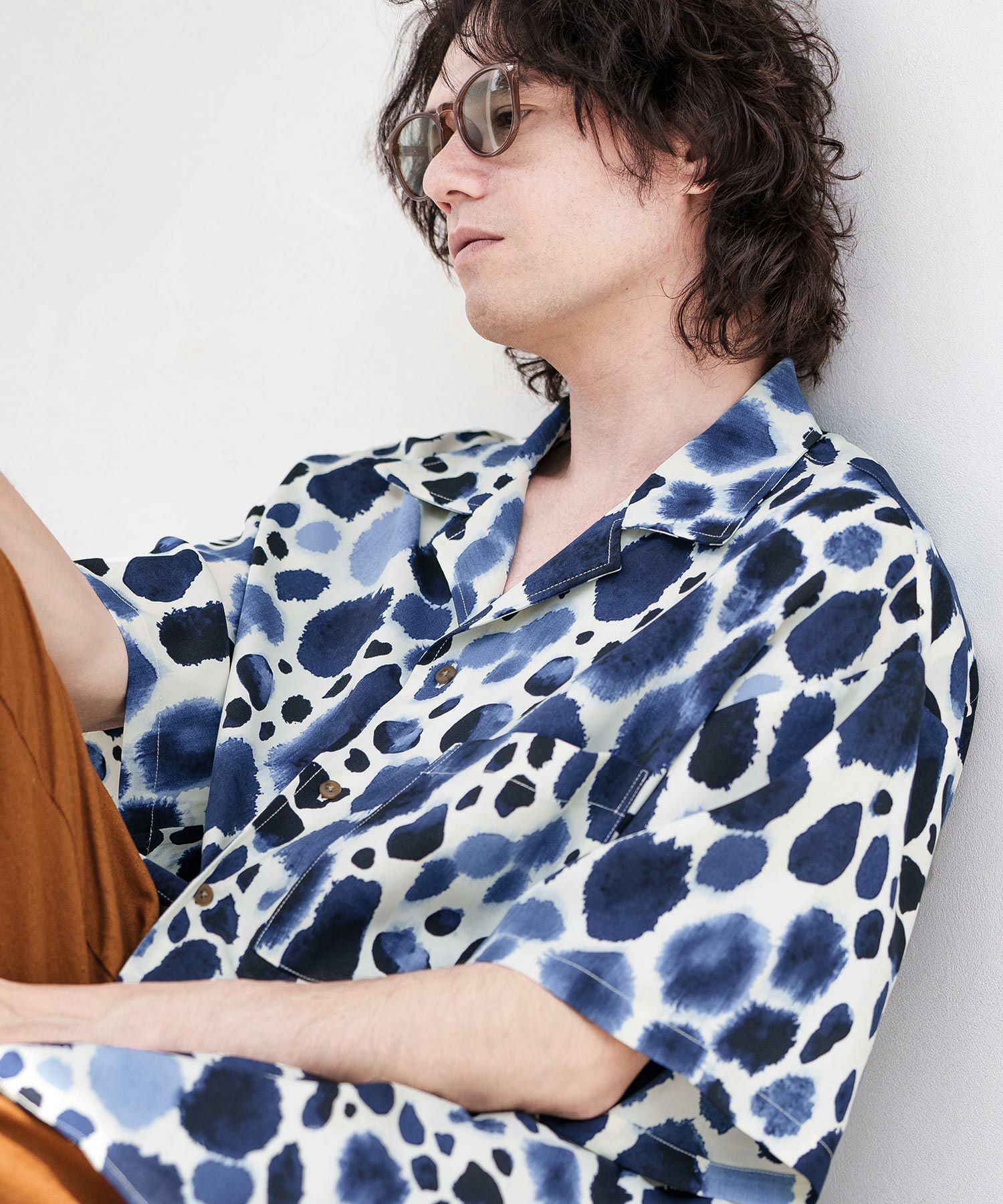 30%OFF【CAMBIO(カンビオ)】 ビックシルエット総柄プリントオープン 30%OFF【CAMBIO(カンビオ)】 ビックシルエット総柄プリントオープン