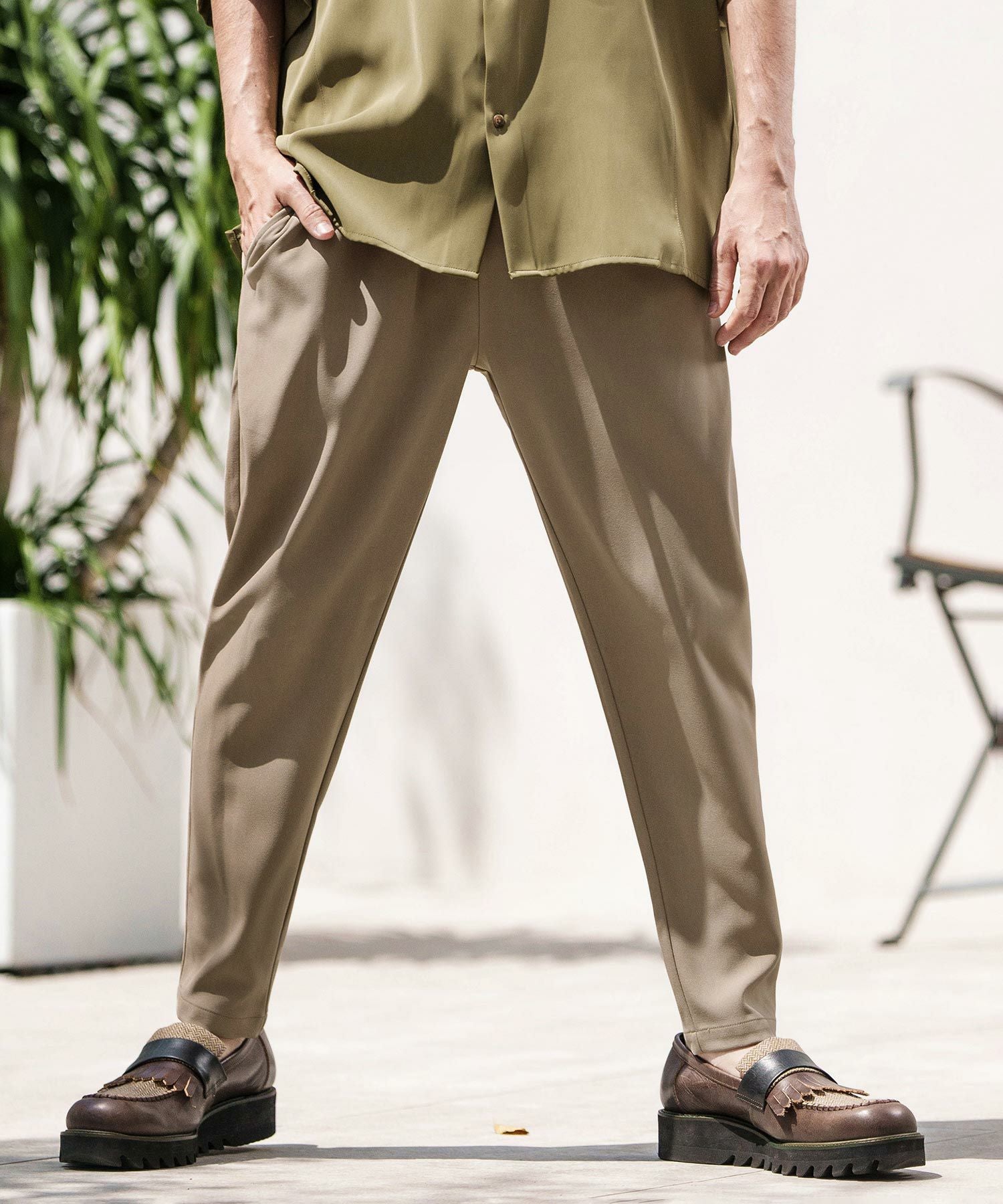 50%OFF【CAMBIO(カンビオ)】サルエルテーパードパンツ | CAMBIO カンビオ