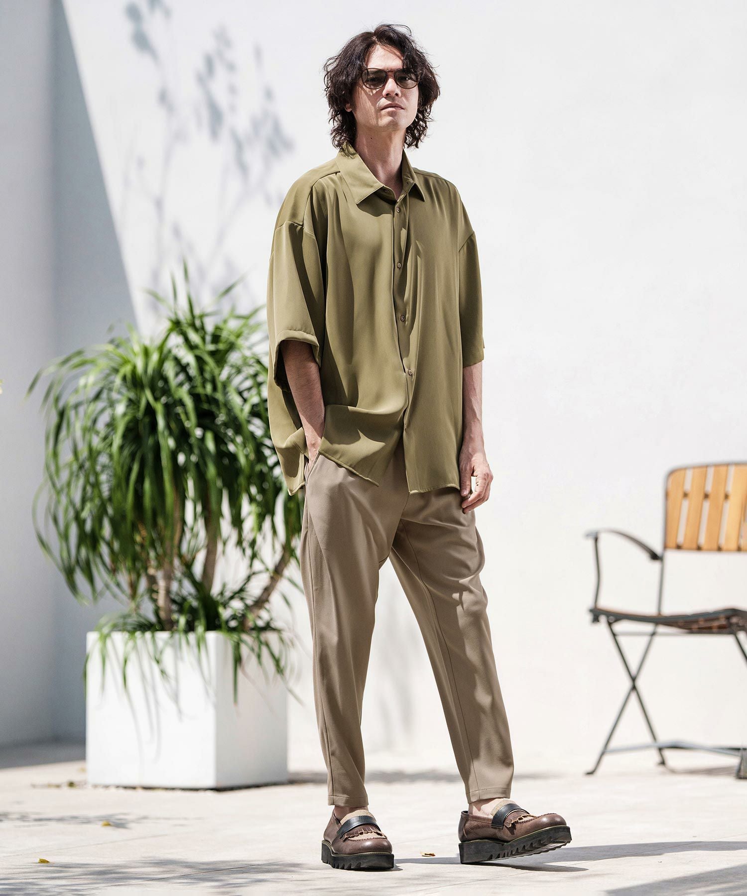 50%OFF【CAMBIO(カンビオ)】サルエルテーパードパンツ | CAMBIO カンビオ