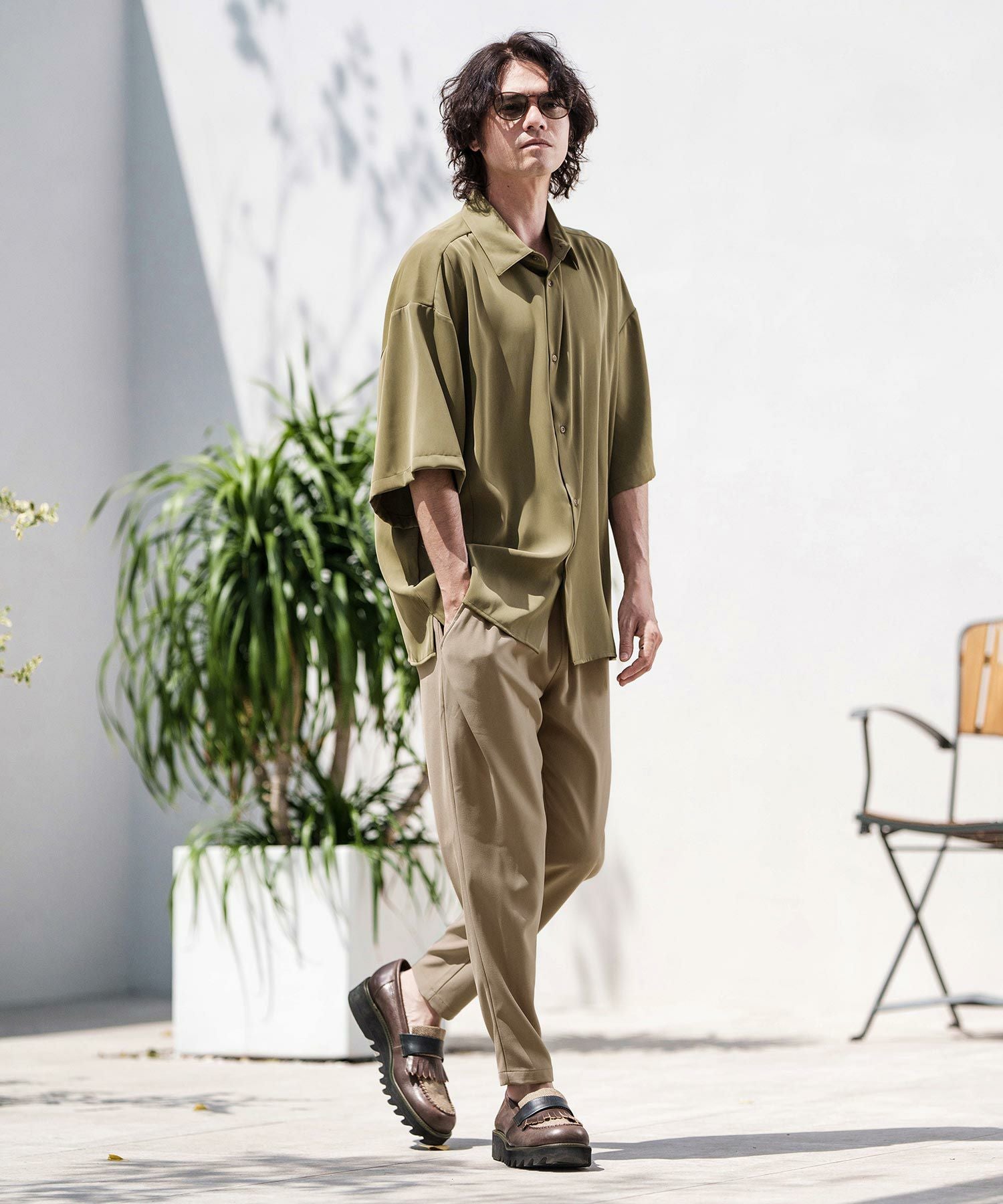 50%OFF【CAMBIO(カンビオ)】サルエルテーパードパンツ | CAMBIO カンビオ