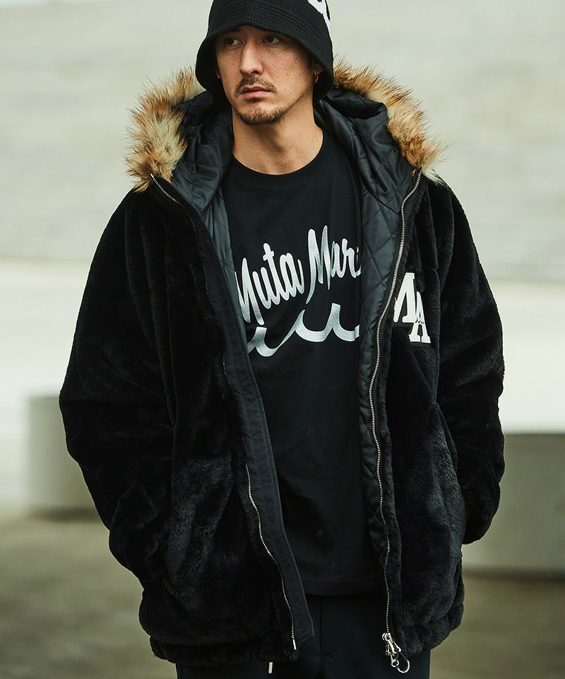ACANTHUS(アカンサス)】muta Faux Fur N-3B フェイクファージャケット 