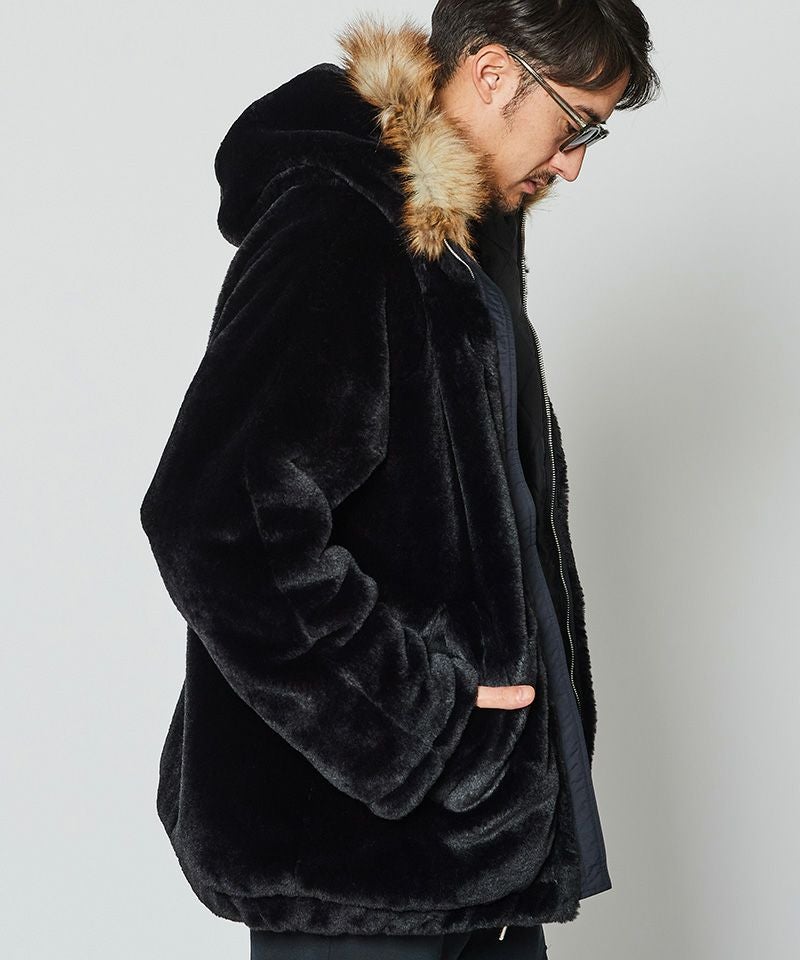 ACANTHUS(アカンサス)】muta Faux Fur N-3B フェイクファージャケット