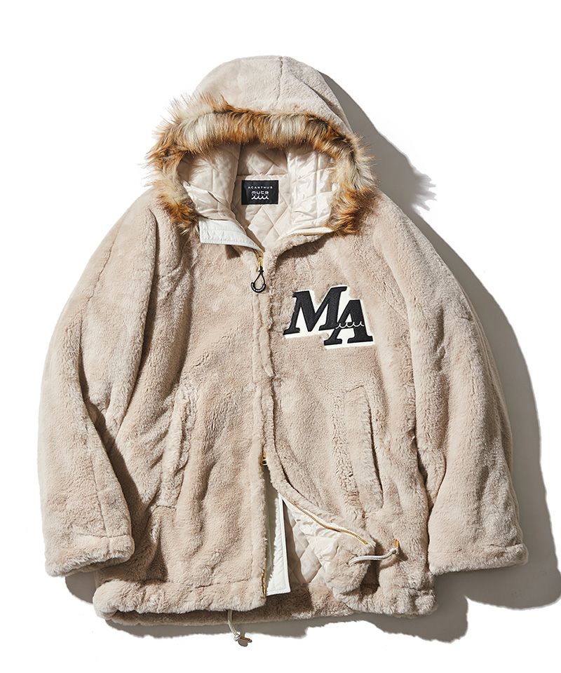muta ファーアウター ACANTHUS(アカンサス)】muta Faux Fur N-3B フェイクファージャケット