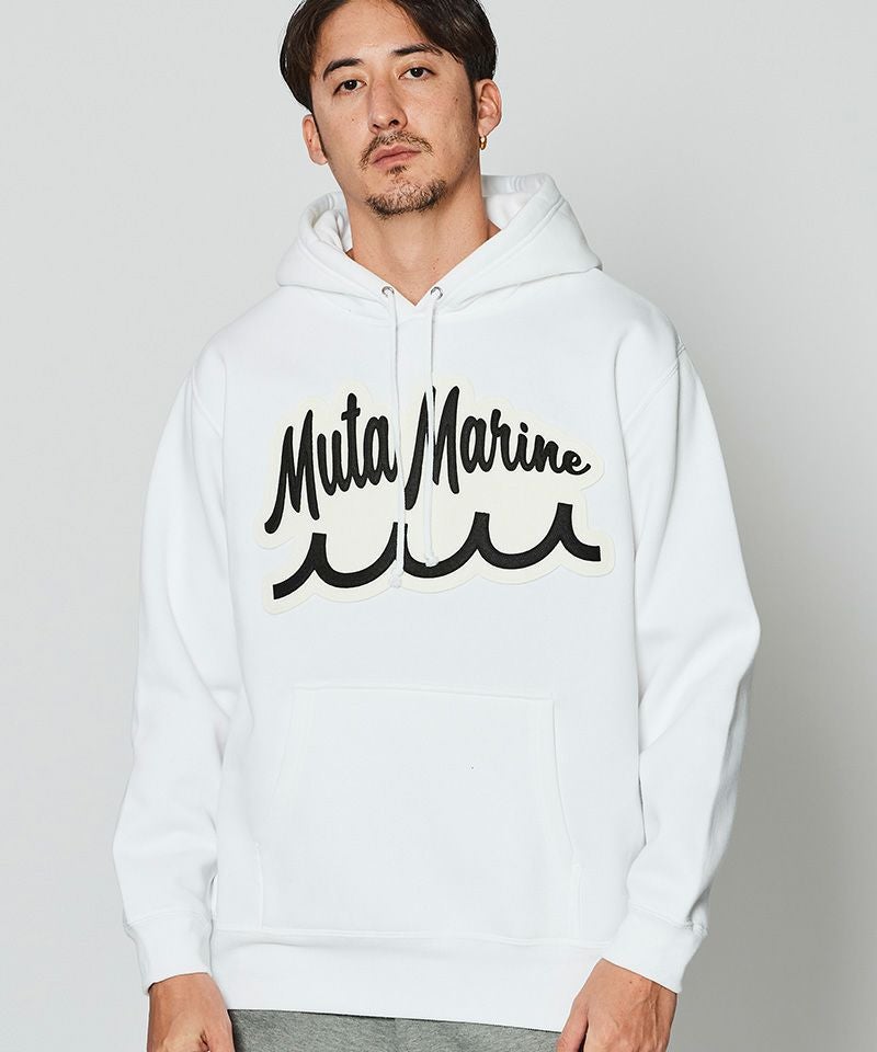 ACANTHUS アカンサス× muta MARINE パーカー ACANTHUS(アカンサス)】muta Script Logo Hooded Sweatshirts パーカー