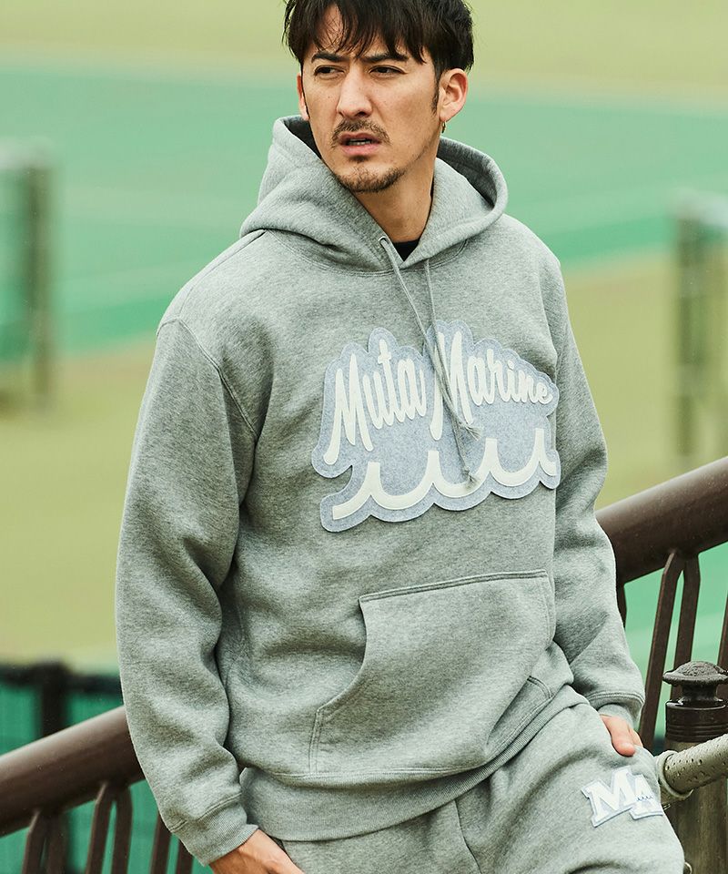 ACANTHUS(アカンサス)】muta Script Logo Hooded Sweatshirts パーカー