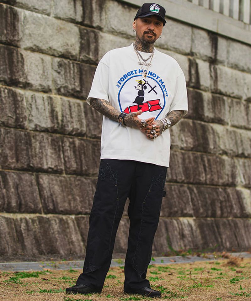 50%OFF【MAYO(メイヨー)】FORGET ME NOT MAYO Embroidery short Sleeve