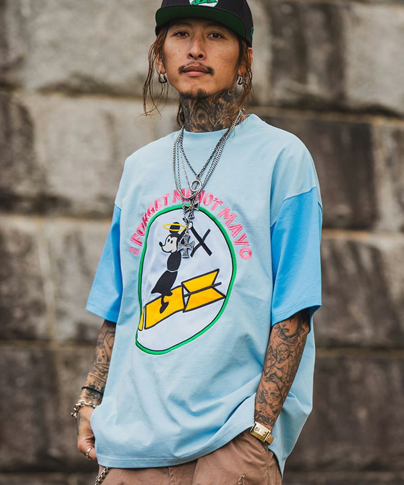 50%OFF【MAYO(メイヨー)】FORGET ME NOT MAYO Embroidery short Sleeve