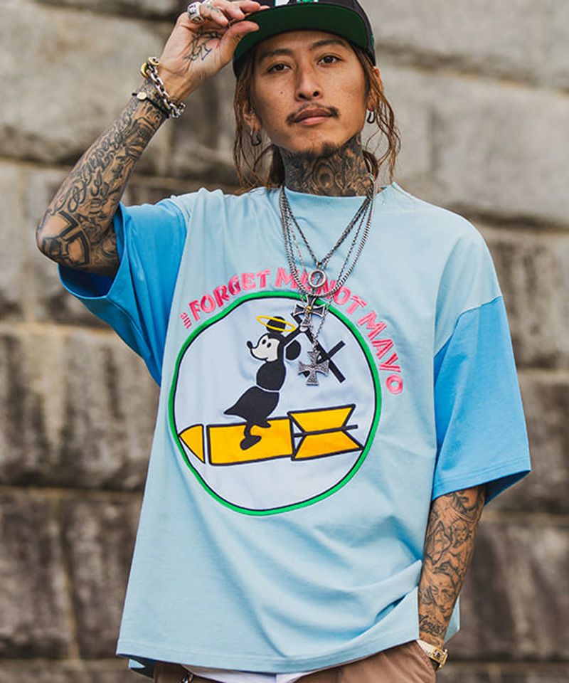 50%OFF【MAYO(メイヨー)】FORGET ME NOT MAYO Embroidery short Sleeve