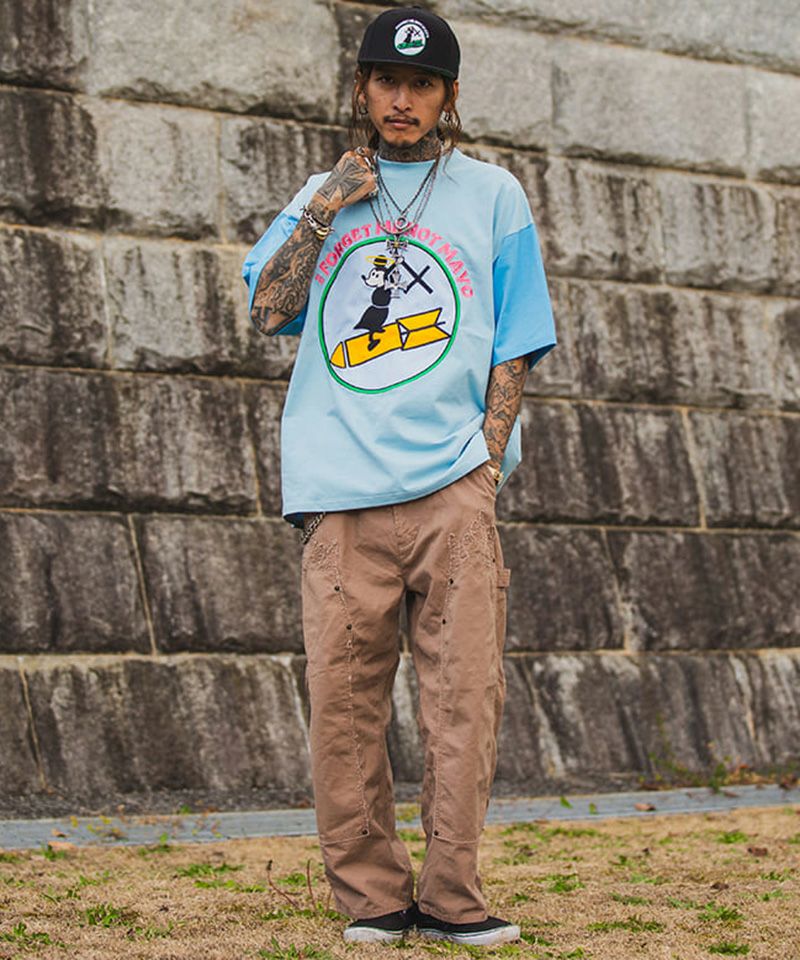 50%OFF【MAYO(メイヨー)】FORGET ME NOT MAYO Embroidery short Sleeve