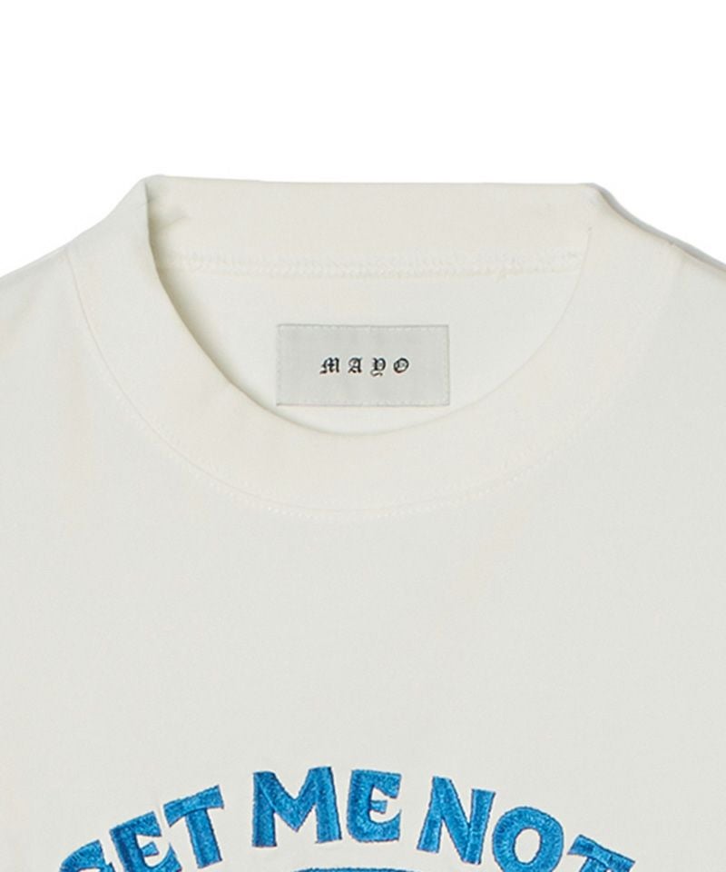 50%OFF【MAYO(メイヨー)】FORGET ME NOT MAYO Embroidery short Sleeve 