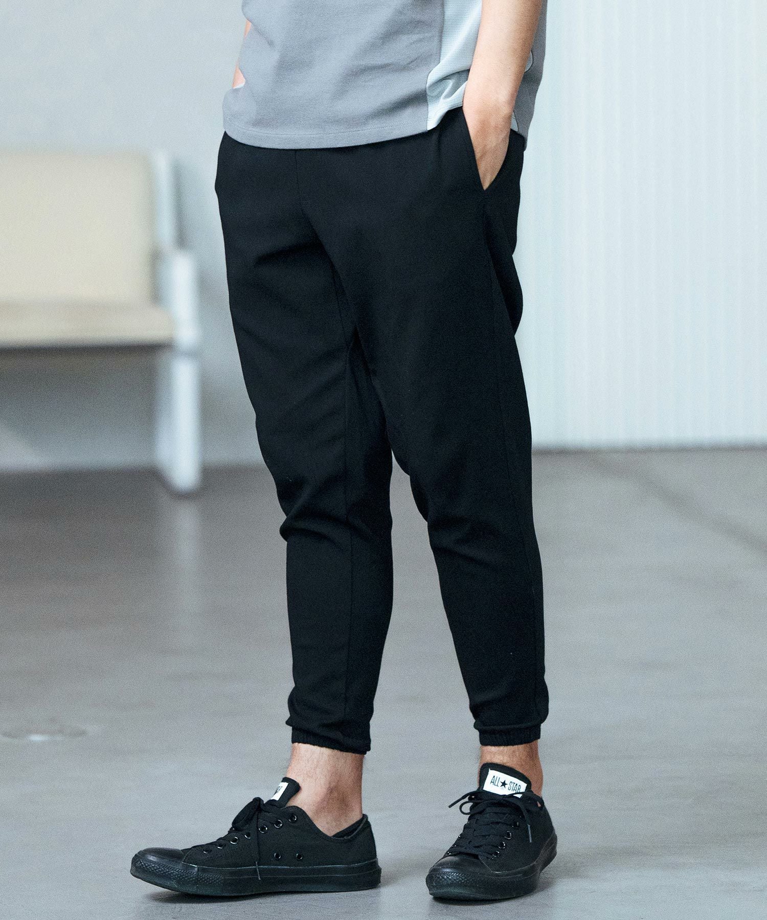 Magine(マージン)】Hyper stretch twill tapered pants テーパード