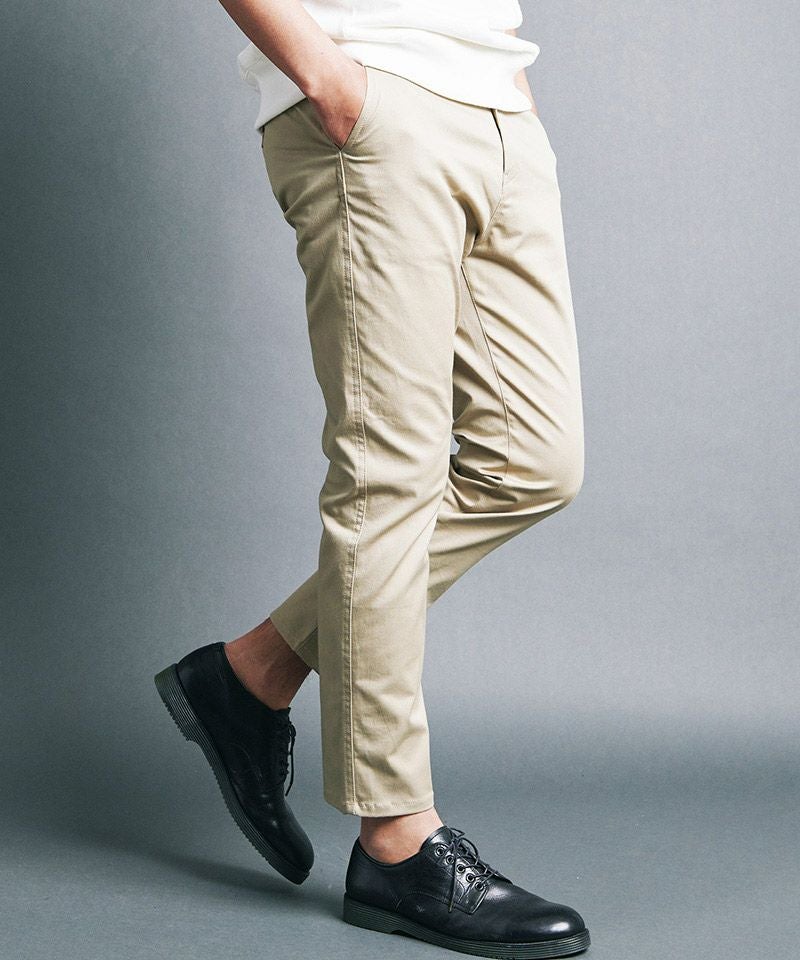 【取引先決定済】TRmini ベージュ 50%OFF【Magine(マージン)】 CTN TWILL STRETCH CROPPED PANTS