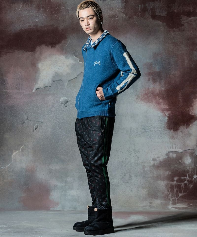 20%OFF【glamb(グラム)】Knit Riders Jacket ニットライダース
