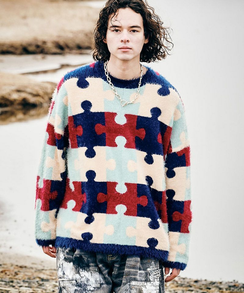 glamb(グラム)】Puzzle Knit パズルニット(GB0324-KNT12) | CAMBIO