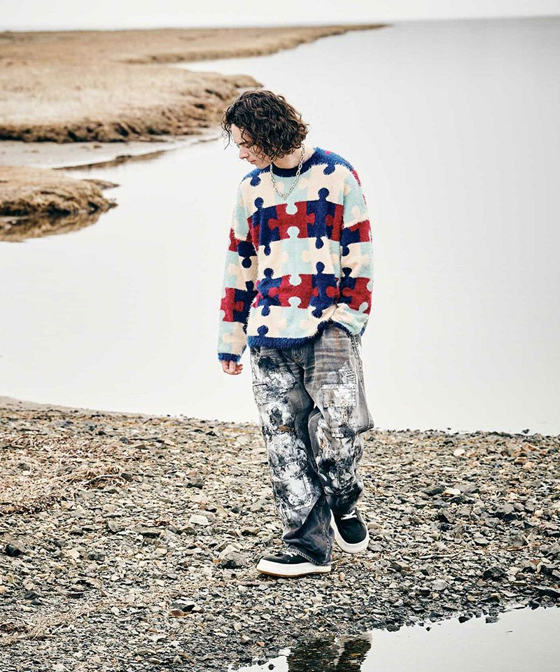 glamb(グラム)】Puzzle Knit パズルニット(GB0324-KNT12) | CAMBIO