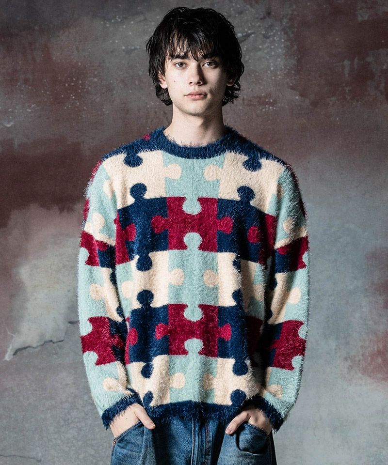 glamb(グラム)】Puzzle Knit パズルニット(GB0324-KNT12) | CAMBIO 