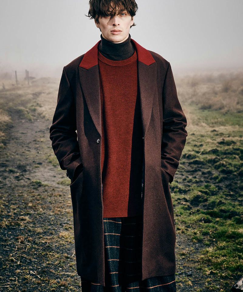 30%OFF【glamb(グラム)】No Button Chester Coat ノーボタンチェスター