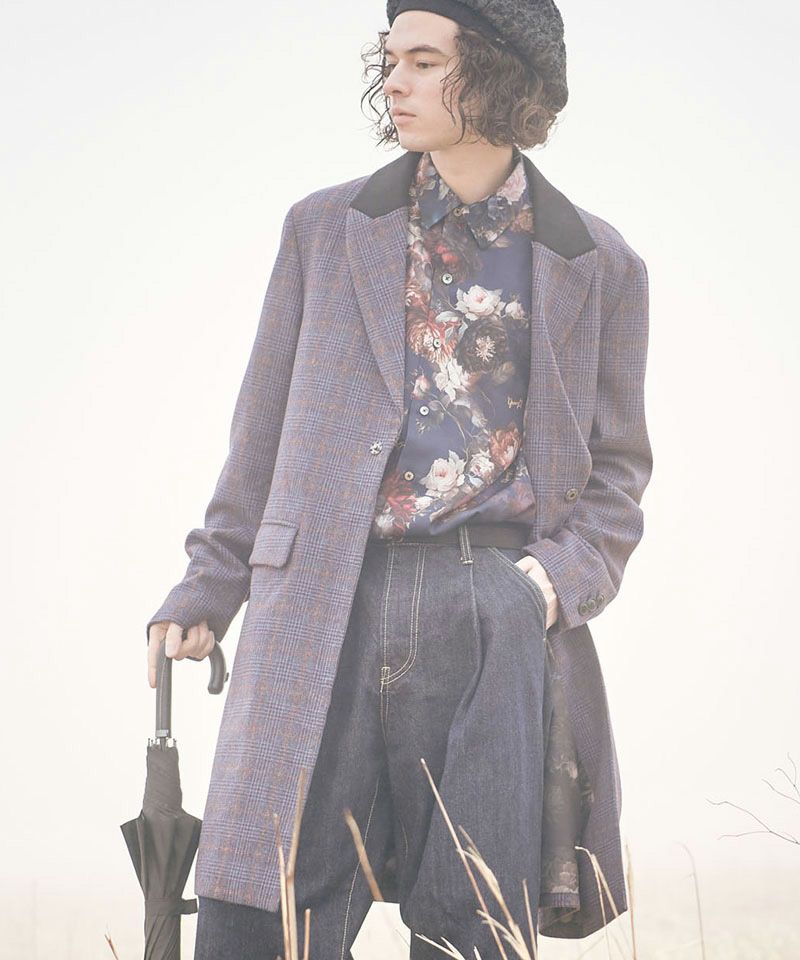30%OFF【glamb(グラム)】No Button Chester Coat ノーボタンチェスター