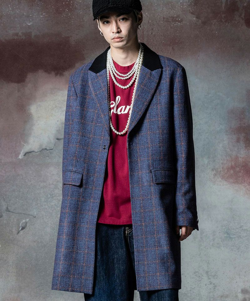 30%OFF【glamb(グラム)】No Button Chester Coat ノーボタンチェスター