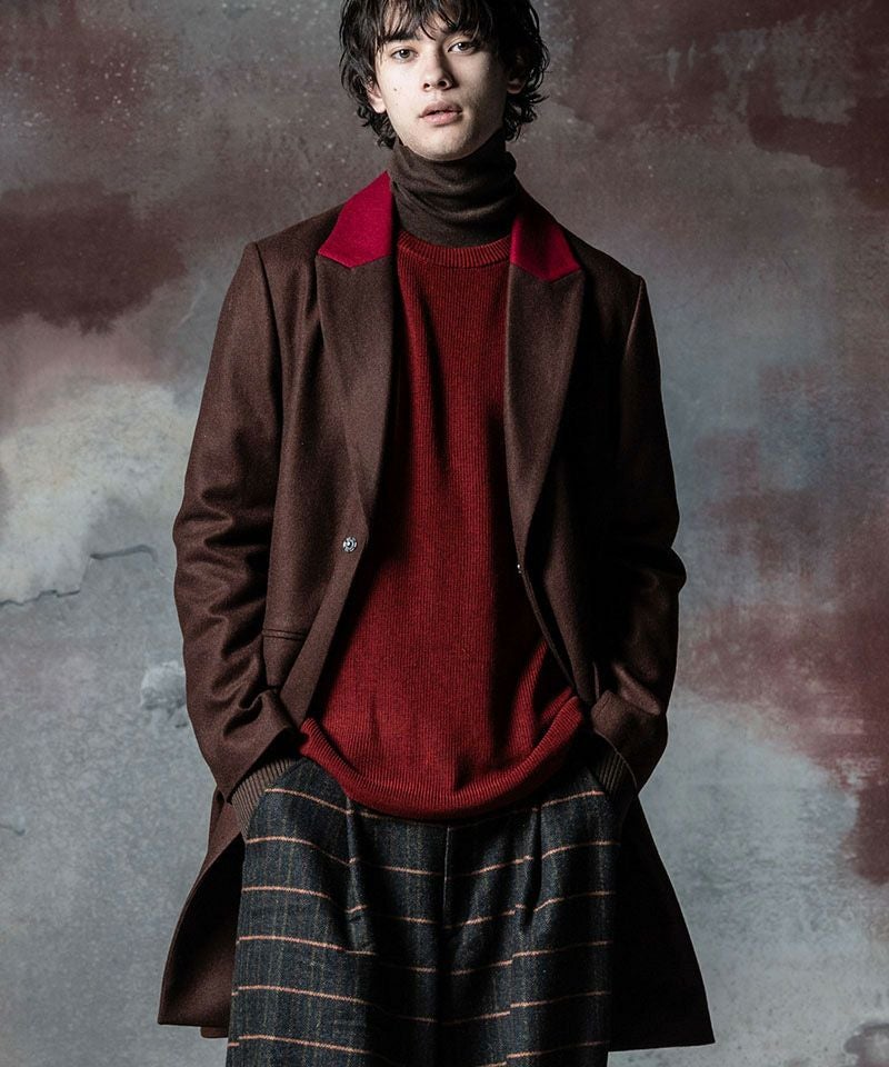 30%OFF【glamb(グラム)】No Button Chester Coat ノーボタンチェスター