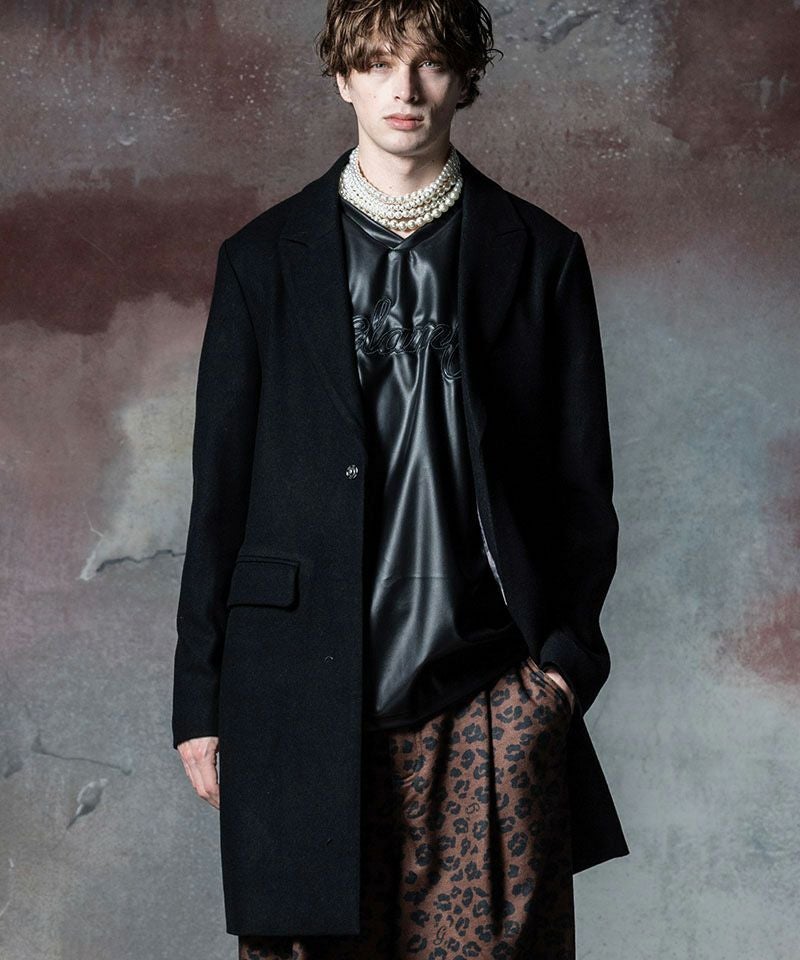 30%OFF【glamb(グラム)】No Button Chester Coat ノーボタンチェスター